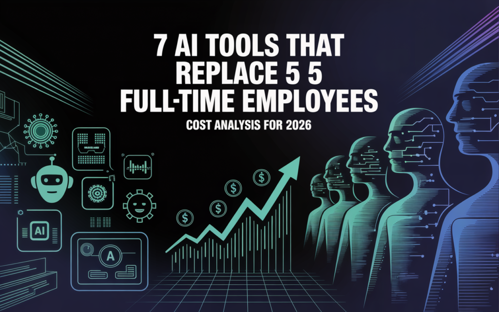 7 AI Tools That Replace 5 Full-Time Employees (Cost Analysis for 2026)