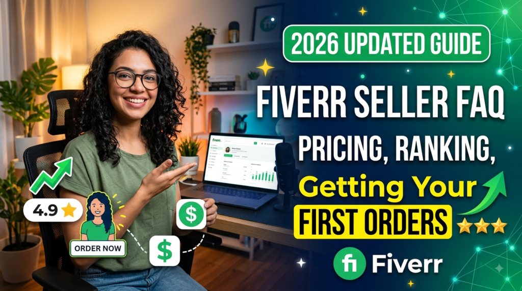Fiverr Seller FAQ 2026: Pricing, Ranking, and Getting Your First Orders