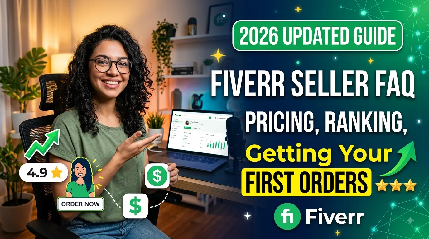 Fiverr Seller FAQ 2026: Pricing, Ranking, and Getting Your First Orders
